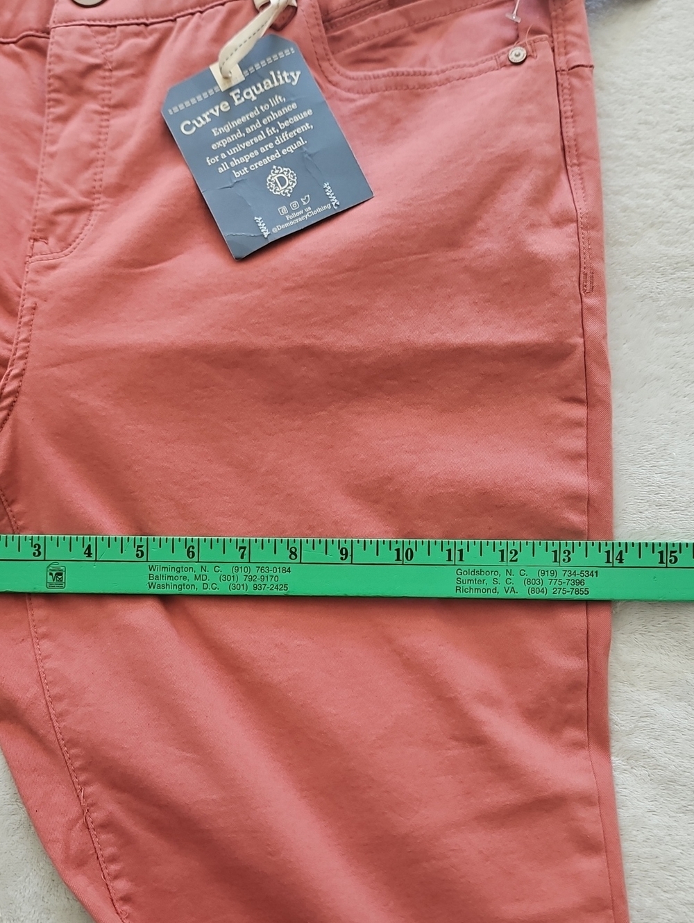 Democracy Ab-solution Ankle Skimmer Comfort Waist Pant: Mineral Rose: 20W - Picture 12 of 13